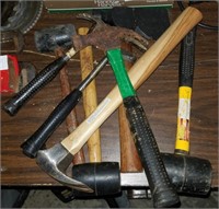 Nice Lot Of Hammers & Mallets Rubber Claw & More