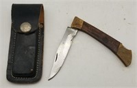 Vintage Folding Pocket Knife W/ Case