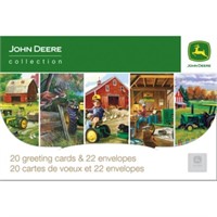 Jhon Deere Collection 5 Dessins 20 Greeting cards