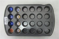 "As Is" Wilton Non-Stick Mini Muffin Pan, 24 Cup