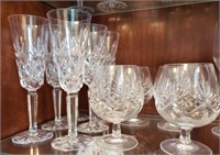 Two Set of Six Barware Glasses