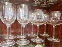 White and Red Wine Glasses