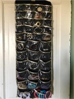 Closet Hanger With Assorted Jewlery