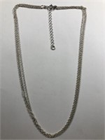 .925 16 “ Triple Strand Necklace