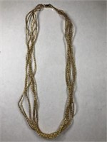 14K Six Strand Necklace