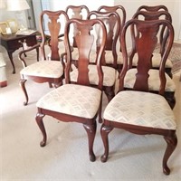 Set of Eight  Cherry Dining Chairs