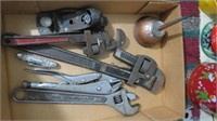 Pipe Wrenches,Adjustabl Wrench,Snips,Level,Plainer
