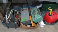 Assorted Screw Drivers,(2)Tool Boxes,