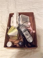 (2) Telephones,Gold Belt,Massager,Ect