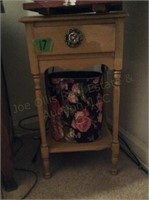 Vintage Chair,Trash Can,End Table