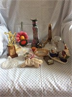 (2) Trophys,Ashtray,Figurines,Ect