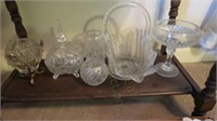 (6) pieces Clear Glass