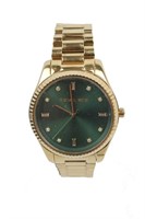 MICHAEL KORS GOLD TONE GREEN DIAL LADIES WATCH