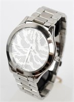 MICHAEL KORS ZEBRA PATTERN MICRO PAVE LADIES WATCH