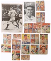 GOUDEY CHICLE BASEBALL CARD & PHOTOS - LOT OF 18