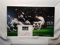 Signed Daniel Moore "The Kick" Print on Canvas