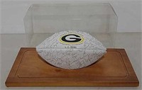 Packers football with case