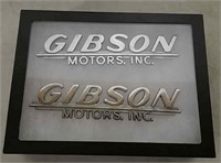 Gibson Motors name plates