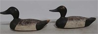 2 Wooden duck decoys