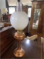 COPPER BANQUET LAMP