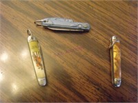 3 Small Vintage Pocket Knives