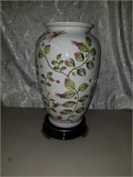 Chinese vase with display stand