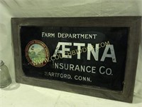 Antique AETNA Insurance Co Farm Dept sign