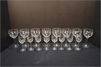 Etched Glassware - Cordial & Wine