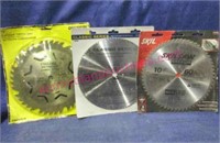 3 new 10in saw blades