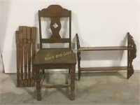 Wooden chair and more