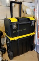 Stanley Stacking Rolling Tool Box Black & Yellow