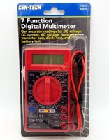 Cen-tech New 7 Function Digital Multimeter