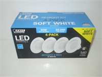 New 4 Pack Feit Electric LED Dimmable Retrofit