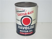 Havoline Extra Heavy Duty Motor Oil Can