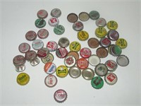 Lot of Old Soda Bottle Caps Coca Cola 7 UP