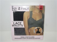 New Felina 2 Pack Lace Bralette