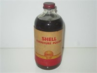 Shell Oil Furniture Polish Bottle