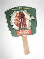 1956 Coca Cola Advertising Fan Sign