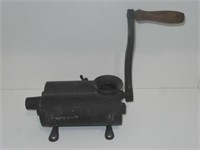 Antique Cast Iron Tobacco Shredder with Crank