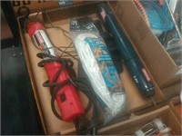 Box lot of tools