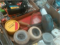 Box lot of tools