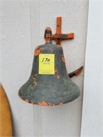 BRASS BELL WITH ANCHOR