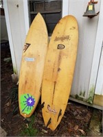 2 SURFBOARDS, 5'11" X 20" X 2 3/8"