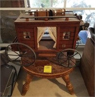 FOOTSTOOL AND STAGECOACH