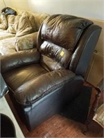 LEATHER TYPE RECLINER