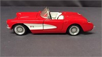 1957 Corvette red convertible car