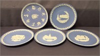 5 Wedgwood Collector Plates