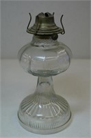 Oil lamp with burner; no wick