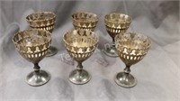 (6) Silverplated Egg Holders