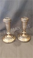 Fisher Sterling Weighted Candle Stick Holders